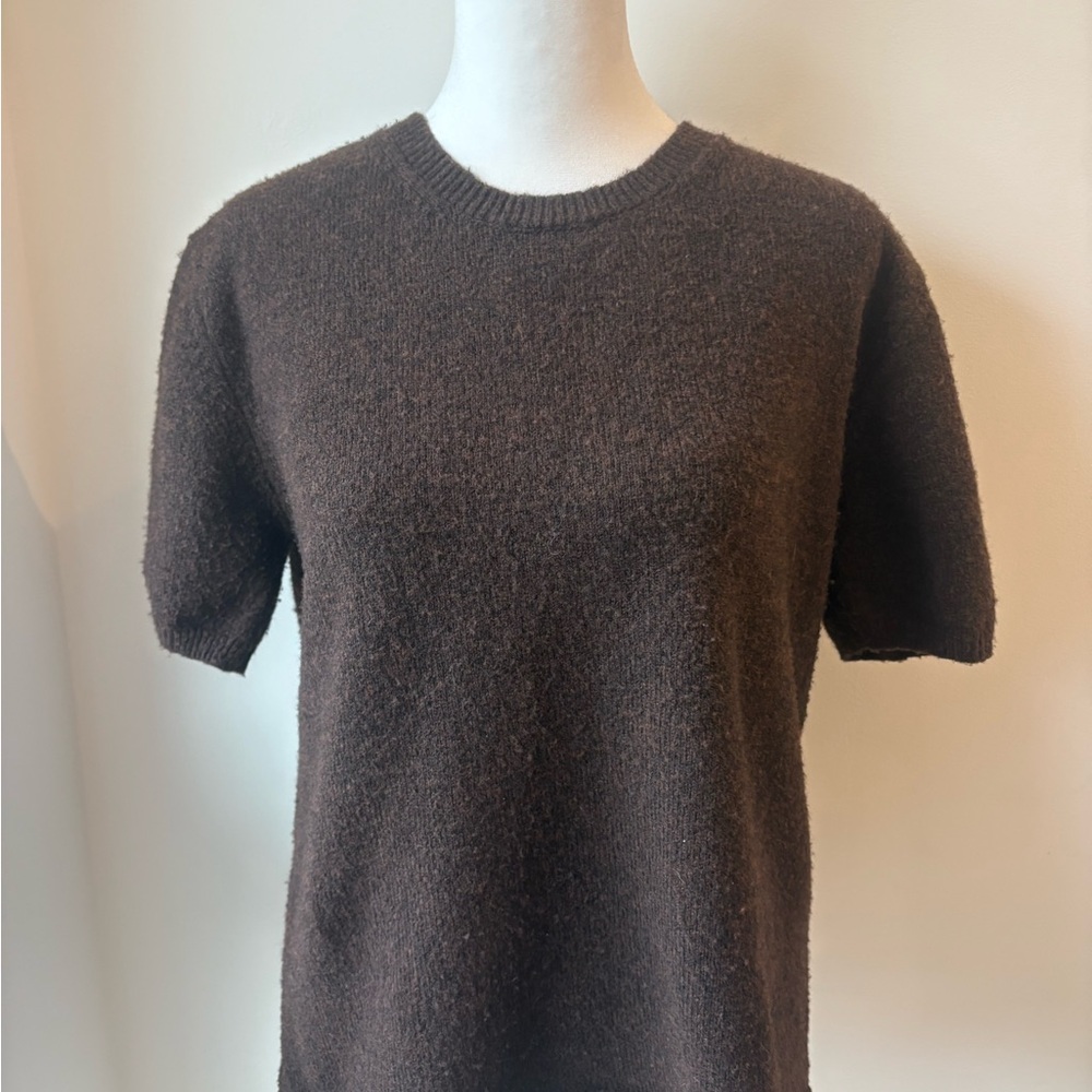 Dynamite Dark Brown Knit Top